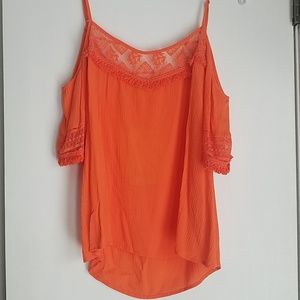 NWT Love Fire Cold Shoulder Top SMALL